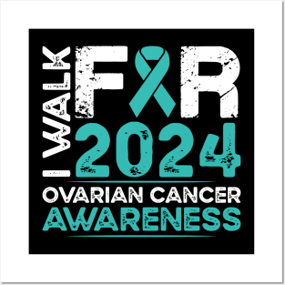 Ovarian Cancer Awareness 2024 Walk Posters and Art